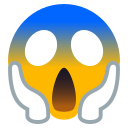Face Screaming in Fear Emoji (U+1F631)